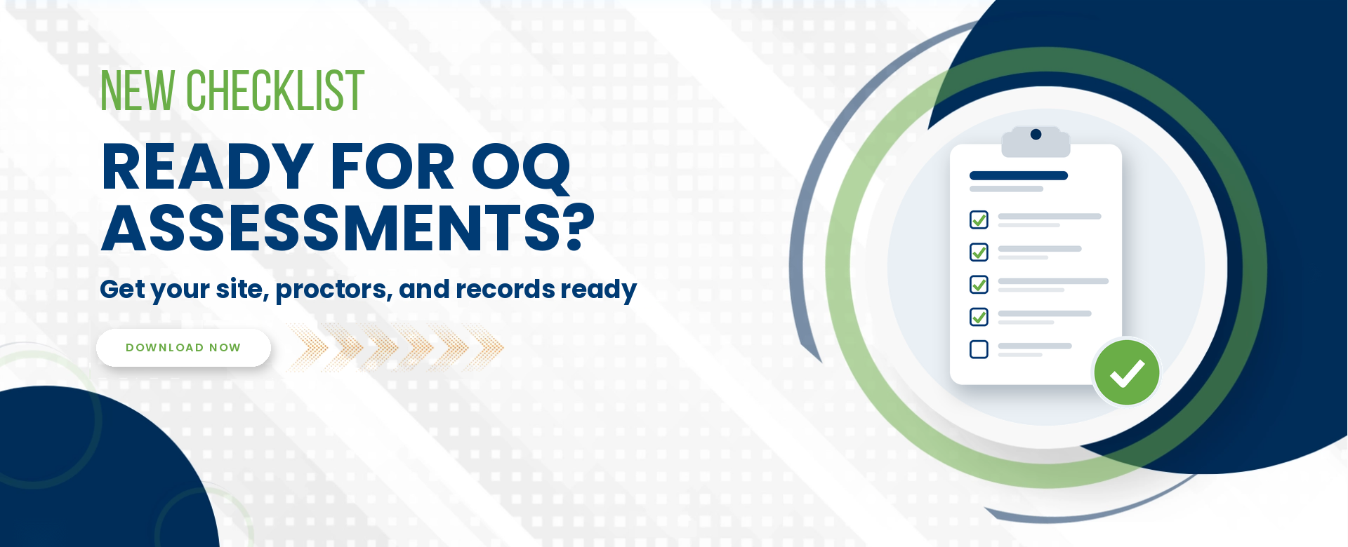 New Checklist: OQ Assessment Readiness Checklist